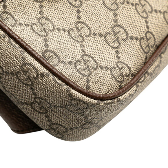 Gucci GG Supreme Ophidia Body Bag Waist Beige Brown Leather - Picture 4 of 8